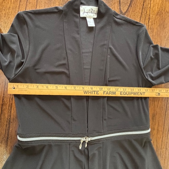 Joseph Ribkoff black swing open front cover up converts to a bolero jacket sz 4 - Picture 14 of 16